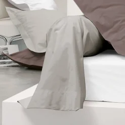 Linnea Taie de traversin uni 230X43 cm coton ALTO Chamois