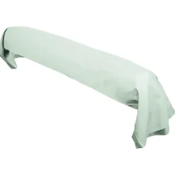 Linnea Taie de traversin uni 230X43 cm coton ALTO vert fleur d'amandier Best