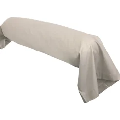 Linnea Taie de traversin uni 140x43 cm coton ALTO Chamois