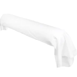 Linnea Taie de traversin uni 230x43 cm coton ALTO Blanc