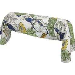 Linnea Taie de traversin 200x43 cm coton TOCO vert