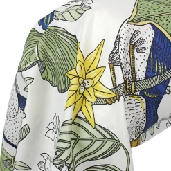 Linnea Taie de traversin 200x43 cm coton TOCO vert
