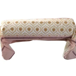 Linnea Taie de traversin 240x43 cm coton INOUK rose/beige Clearance