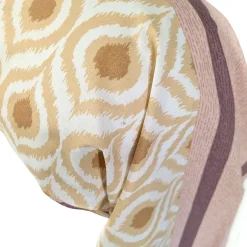 Linnea Taie de traversin 240x43 cm coton INOUK rose/beige Clearance