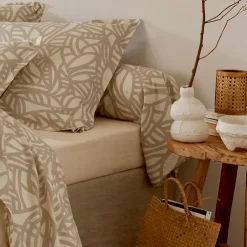 Linnea Taie de traversin 140x43 cm coton lavé SERENA Beige écru Sale