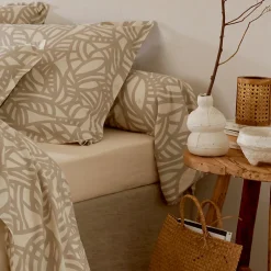 Linnea Taie de traversin 240x43 cm coton lavé SERENA Beige écru