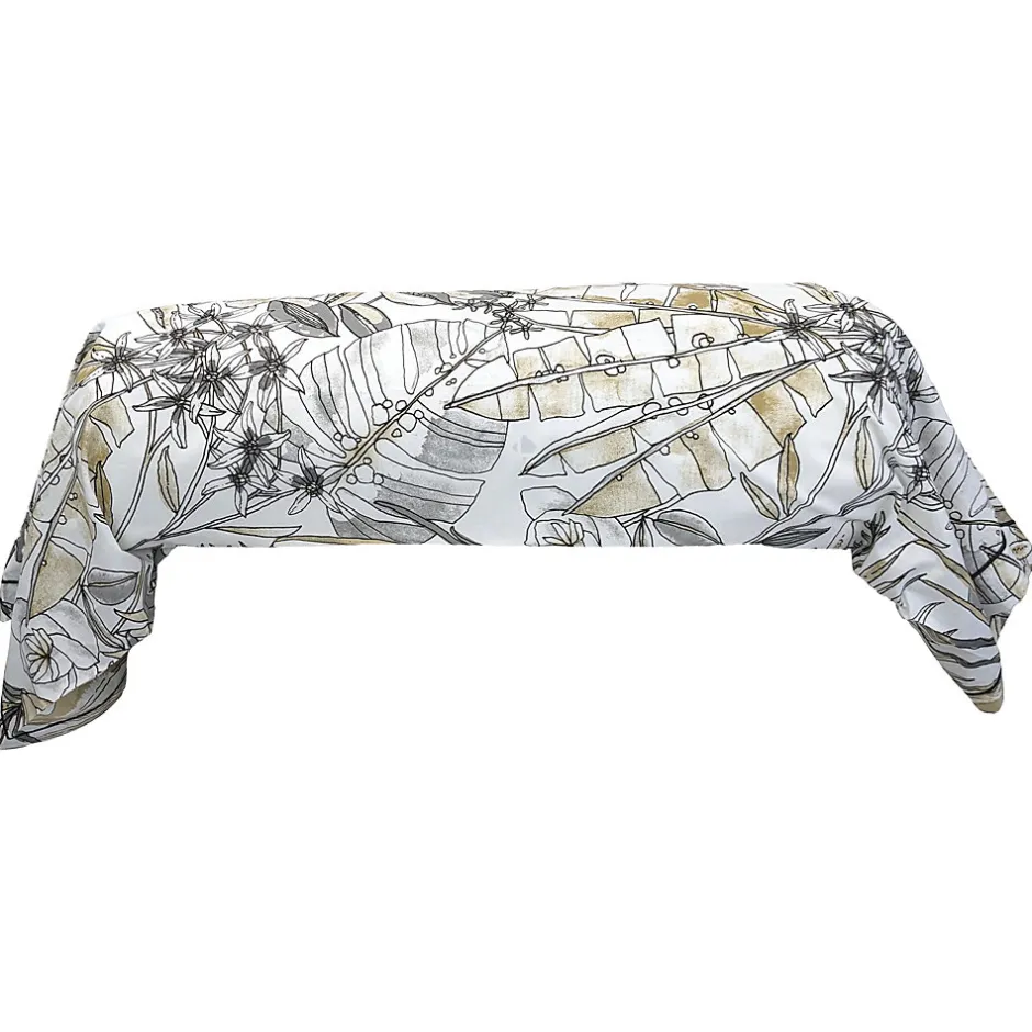Linnea Taie de traversin 200x43 cm coton SUMATRA gris Fusain Online
