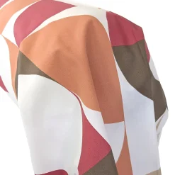 Linnea Taie de traversin 140x43 cm en 100% percale MODULO blanc acajou New