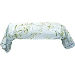 Linnea Taie de traversin 200x43 cm percale coton ELÉNA vert Nil