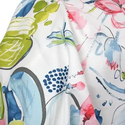 Linnea Taie de traversin 140x43 cm percale coton NENUPHAR aqua Outlet