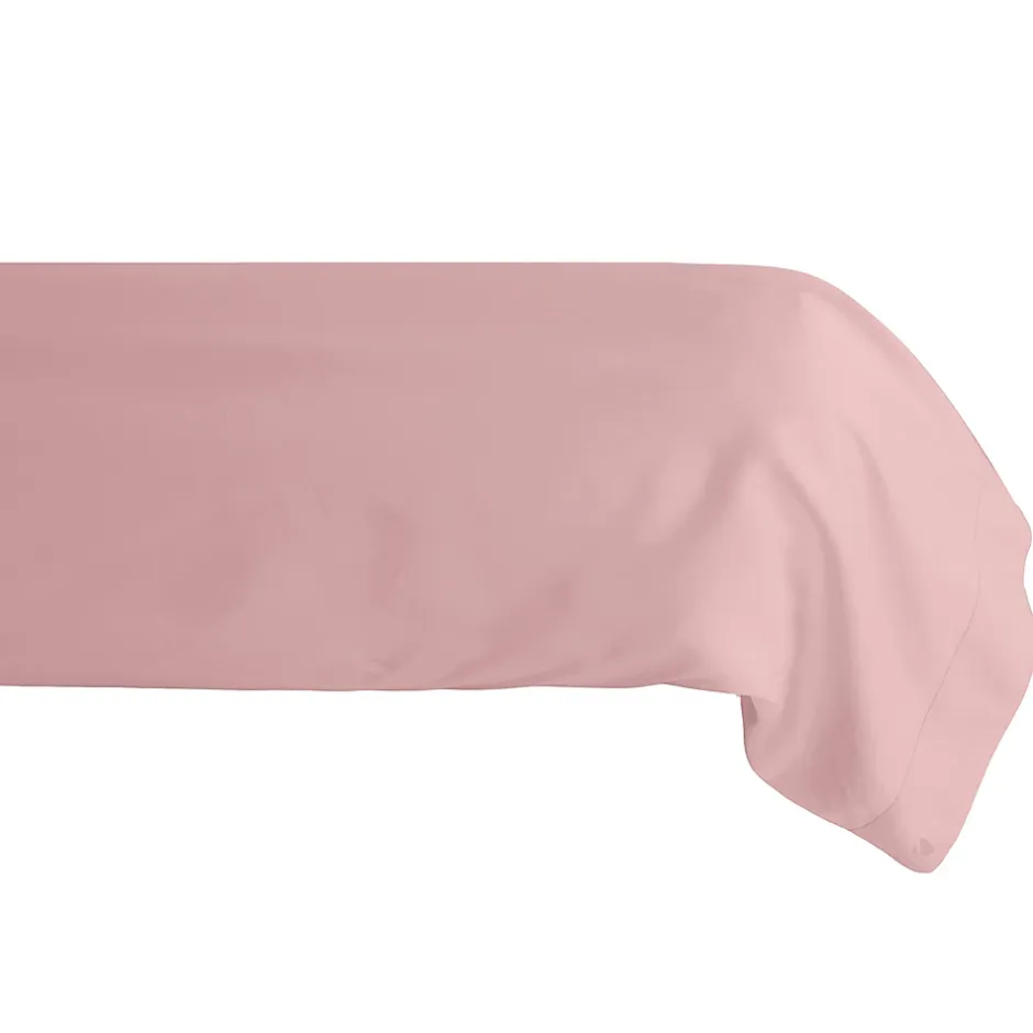 Linnea Taie de traversin 43x190 cm percale de coton MANOIR rose Rose Clearance