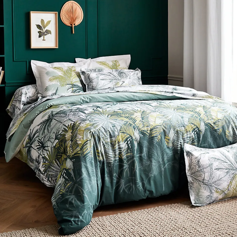 Linnea Taie de traversin 240x43 cm percale coton TRINIDAD mousson Discount