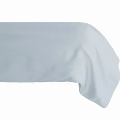 Linnea Taie de traversin 43x190 cm percale de coton MANOIR bleu Glacier Online