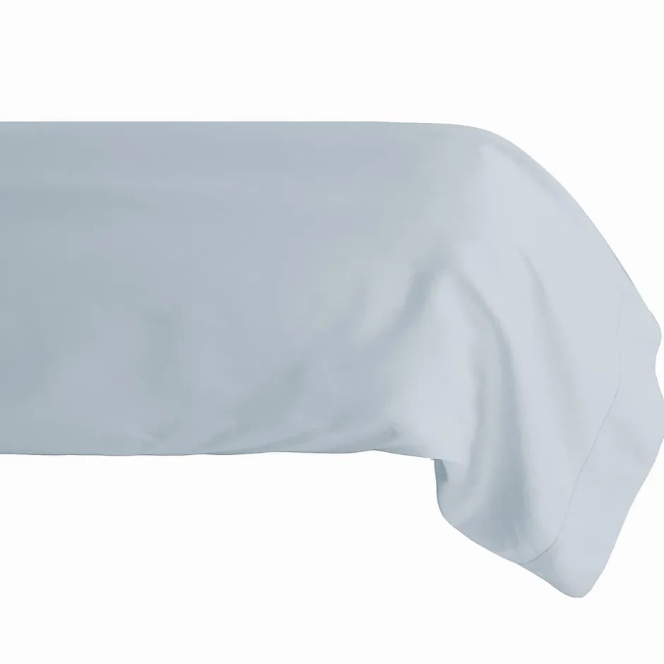 Linnea Taie de traversin 43x190 cm percale de coton MANOIR bleu Glacier Online