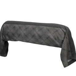 Linnea Taie de traversin 240x43 cm satin de coton TIAGO noir