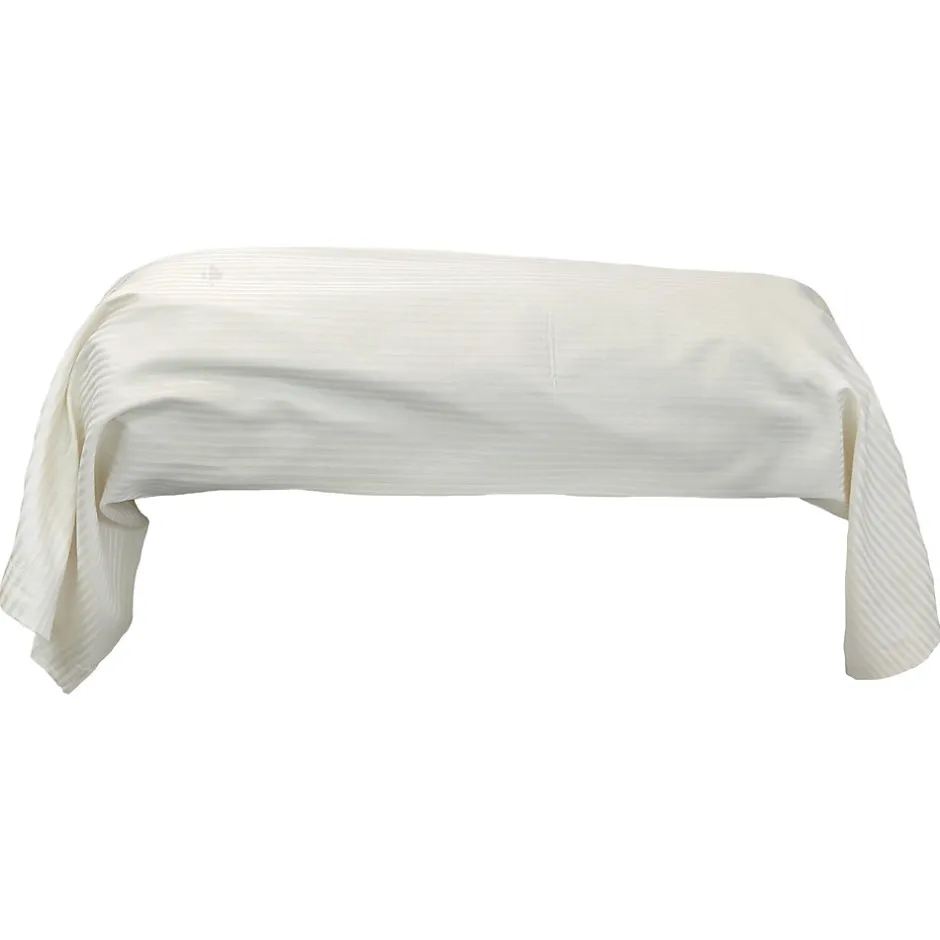 Linnea Taie de traversin 200x43 cm satin de coton GRAND HÔTEL marron sable
