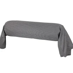 Linnea Taie de traversin 240x43 cm satin de coton ENZO noir