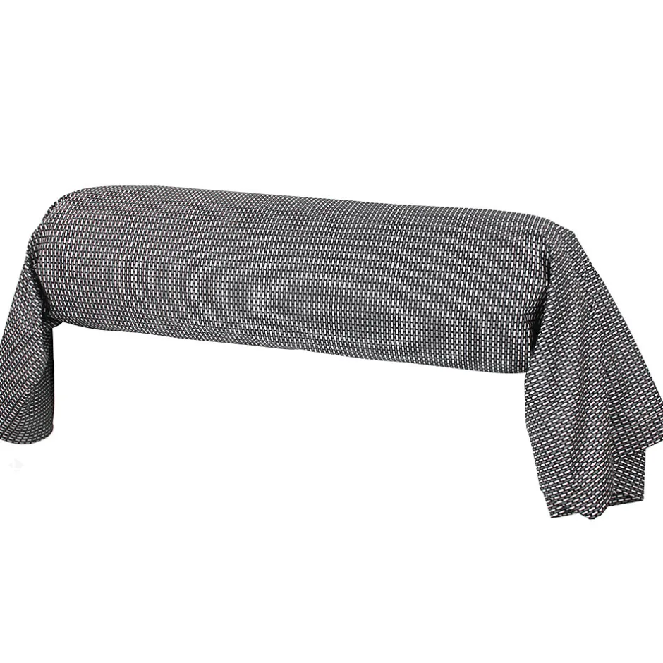 Linnea Taie de traversin 240x43 cm satin de coton ENZO noir