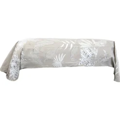 Linnea Taie de traversin 240x43 cm satin de coton CAYENNE beige ficelle