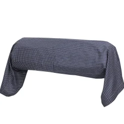 Linnea Taie de traversin 200x43 cm satin de coton ENZO bleu