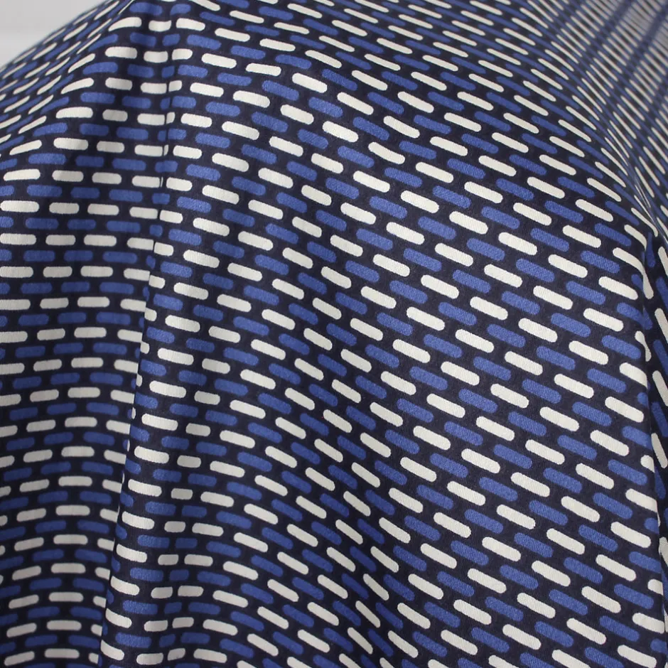 Linnea Taie de traversin 200x43 cm satin de coton ENZO bleu
