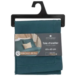 Atmosphera Créateur D'Intérieur Taie d'oreiller - coton - bleu - 63x63 cm - Atmosphera Online