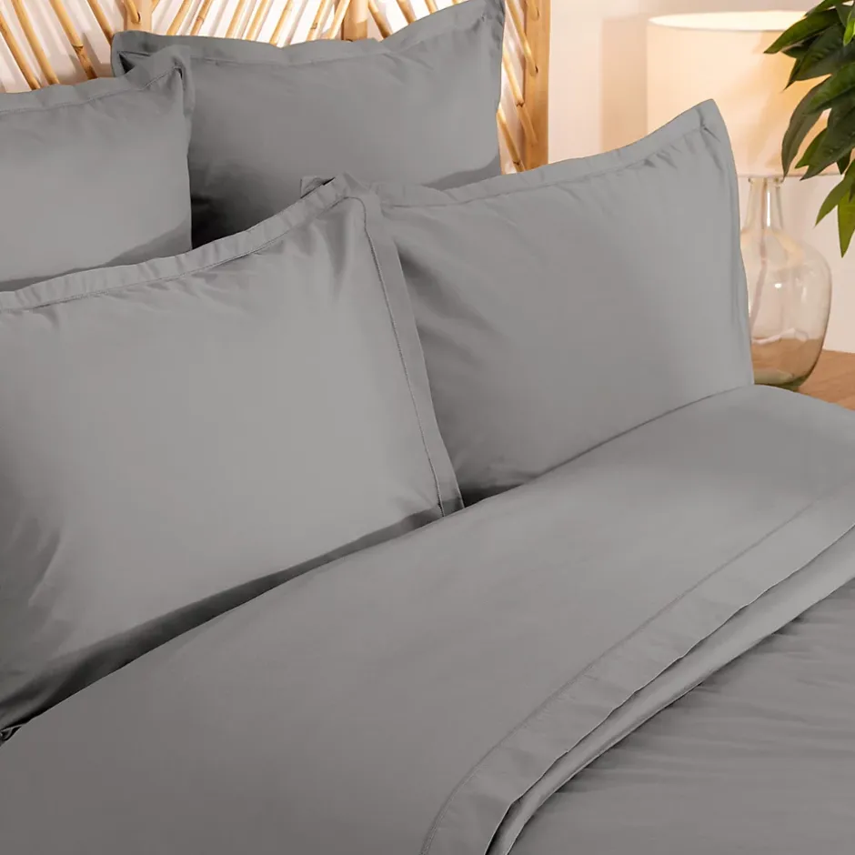 Atmosphera Créateur D'Intérieur Taie d'oreiller - coton - gris - 63x63 cm - Atmosphera Online