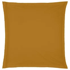 Atmosphera Créateur D'Intérieur Taie d'oreiller - coton - mordoré - 63x63 cm - Atmosphera