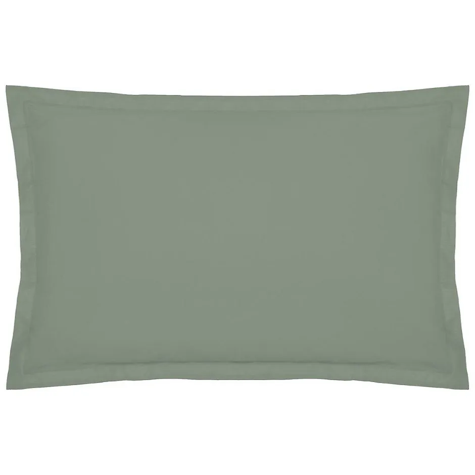 Atmosphera Créateur D'Intérieur Taie d'oreiller - coton - vert - 50x70 cm - Atmosphera