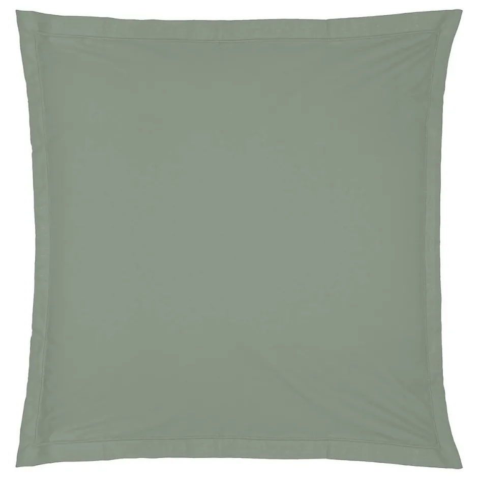 Atmosphera Créateur D'Intérieur Taie d'oreiller - coton - vert - 63x63 cm - Atmosphera Sale