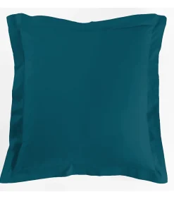 Douceur D'Intérieur Taie d'oreiller 57 fils bleu nuit 63x63cm - 63x63cm - Bleu pétrole