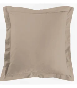 Douceur D'Intérieur Taie d'oreiller 57 fils sable 63x63cm - 63x63cm - Sable