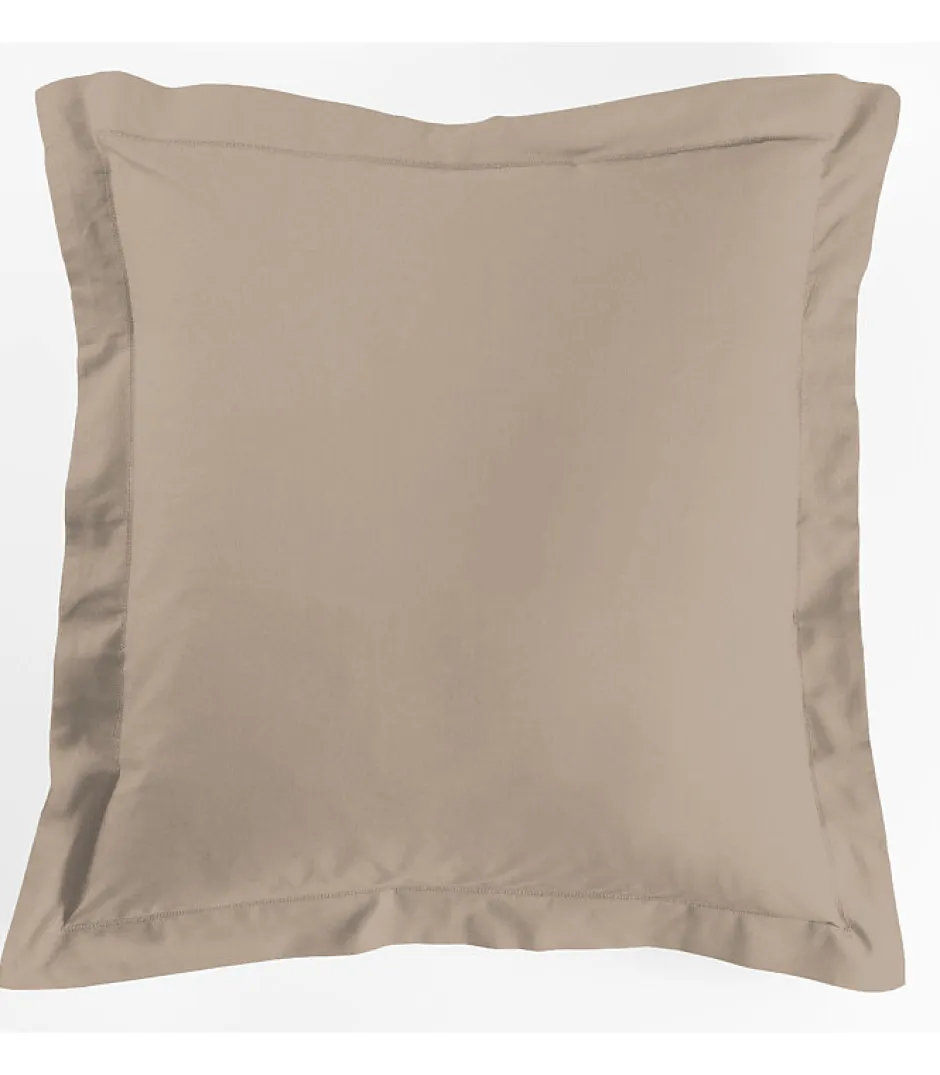 Douceur D'Intérieur Taie d'oreiller 57 fils sable 63x63cm - 63x63cm - Sable