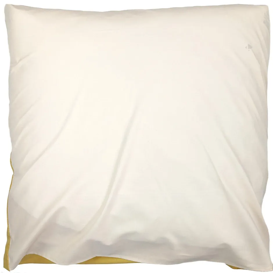 Linnea Taie d'oreiller bicolore 65x65 cm percale coton ROMY Ambre