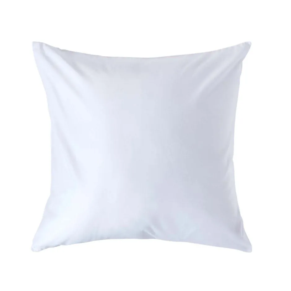 Homescapes Taie d'oreiller blanc en satin de coton égyptien 1000 fils, 60x60 cm -