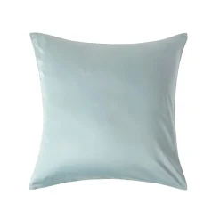 Homescapes Taie d'oreiller bleu givré en coton égyptien bio 400 fils, 60x60 cm - Online