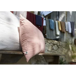 L'Effet Papillon Taie d'oreiller Brodée Déco