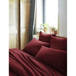 L'Effet Papillon Taie d'oreiller Brodée Déco