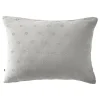 L'Effet Papillon Taie d'oreiller Brodée Déco "Gaïa Boho" 60 x 60 cm & 50 x 70 cm "Gaze de Coton" - Gaïa Boho Nuage - 50 x 70 cm
