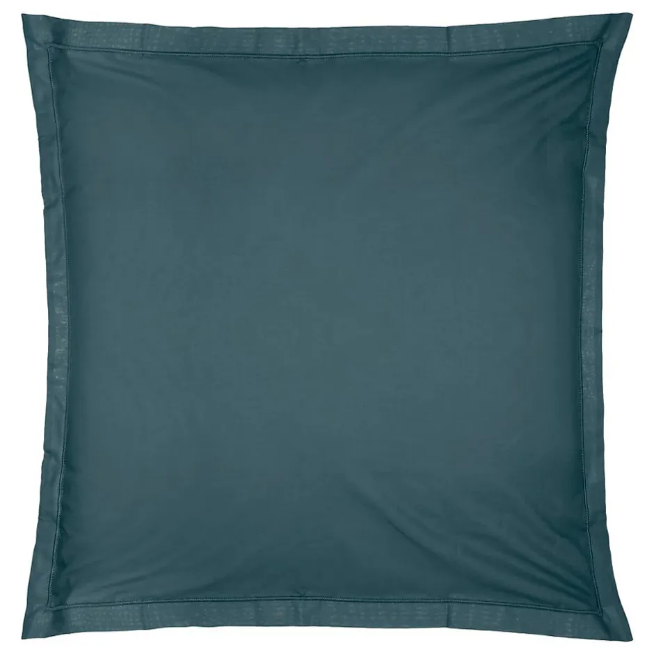 Atmosphera Créateur D'Intérieur Taie d'oreiller Carina coton 63x63cm bleu orage - Atmosphera Online