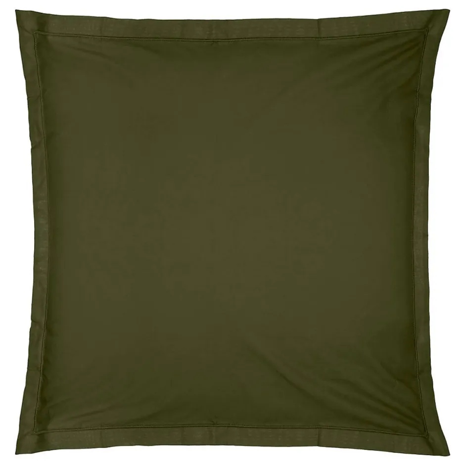 Atmosphera Créateur D'Intérieur Taie d'oreiller Carina coton 63x63cm vert kaki - Atmosphera Hot