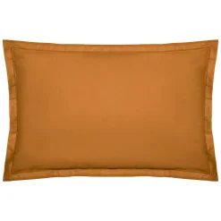 Atmosphera Créateur D'Intérieur Taie d'oreiller Carina coton 50x70cm jaune cumin - Atmosphera Outlet