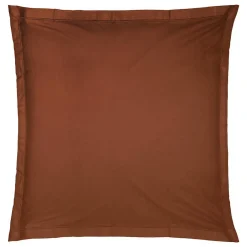 Atmosphera Créateur D'Intérieur Taie d'oreiller Carina coton 63x63cm terracotta - Atmosphera