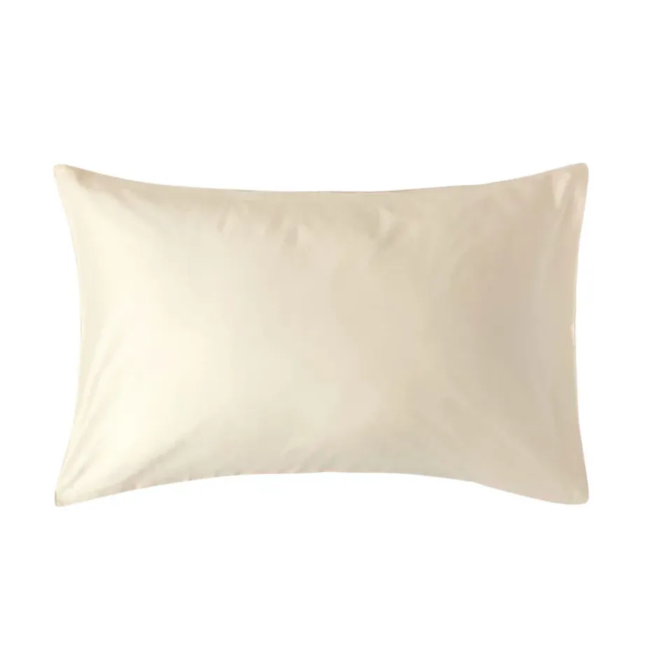 Homescapes Taie d'oreiller écru en coton égyptien bio 400 fils, 50x75 cm - Clearance