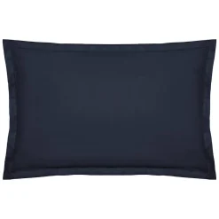 Atmosphera Créateur D'Intérieur Taie d'oreiller en coton - bleu encre 50x70 cm - Atmosphera