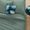 Atmosphera Créateur D'Intérieur Taie d'oreiller en coton - vert céladon 50x70 cm - Atmosphera Hot