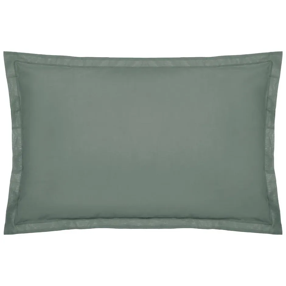 Atmosphera Créateur D'Intérieur Taie d'oreiller en coton - vert céladon 50x70 cm - Atmosphera Hot