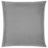 Atmosphera Créateur D'Intérieur Taie d'oreiller en coton - gris 63x63 cm - Atmosphera