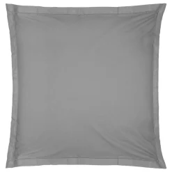 Atmosphera Créateur D'Intérieur Taie d'oreiller en coton - gris 63x63 cm - Atmosphera