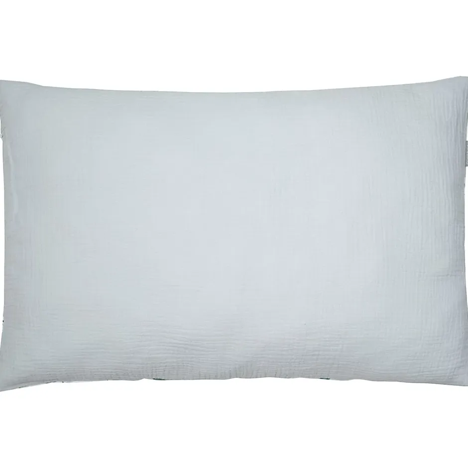 Sevira Kids Taie d'oreiller en coton réversible Eucalyptus New